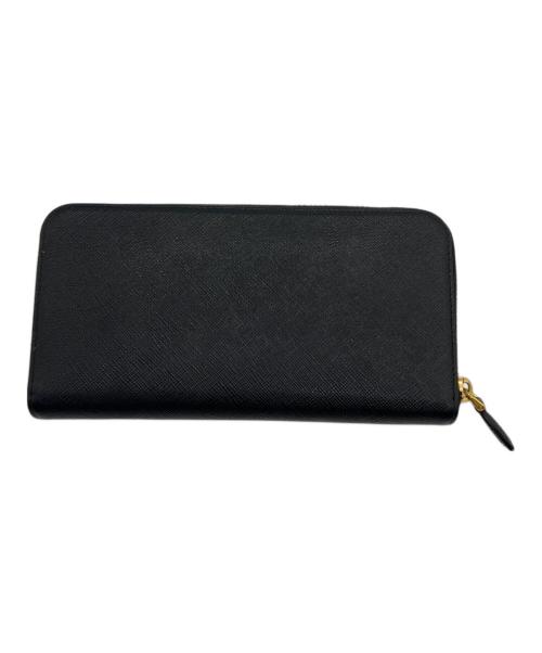 PRADA（プラダ）PRADA (プラダ) ラウンドファスナー財布 ブラックの古着・服飾アイテム