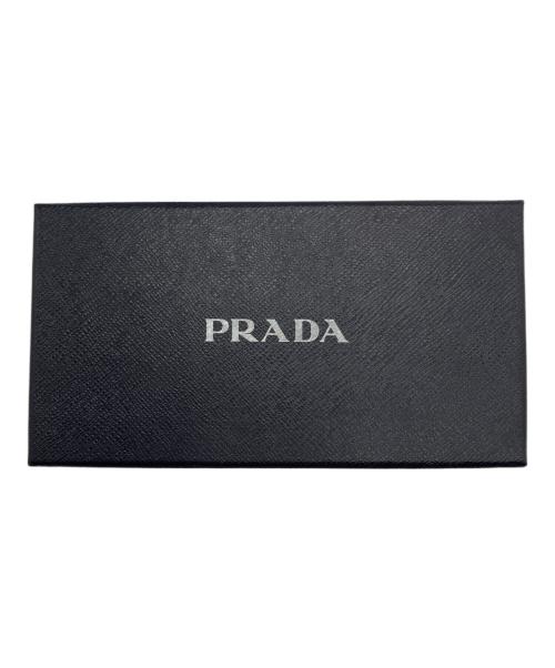 PRADA（プラダ）PRADA (プラダ) ラウンドファスナー財布 ブラックの古着・服飾アイテム