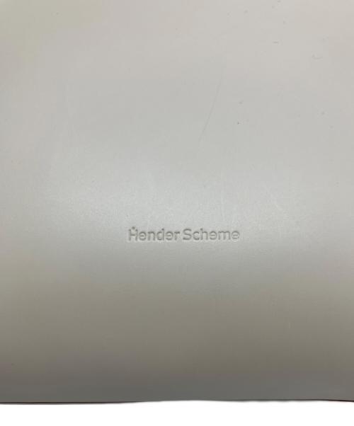 HENDER SCHEME（エンダースキーマ）HENDER SCHEME (エンダースキーマ) レザーハンドバッグ ベージュの古着・服飾アイテム