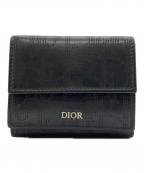 Diorディオール）の古着「3つ折り財布」｜ブラック