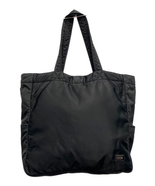 PORTER（ポーター）PORTER (ポーター) トートバッグ ブラック×ブラウンの古着・服飾アイテム