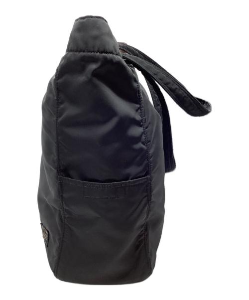 PORTER（ポーター）PORTER (ポーター) トートバッグ ブラック×ブラウンの古着・服飾アイテム