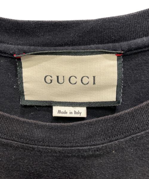 GUCCI（グッチ）GUCCI (グッチ) インターロッキングGオーバーサイズT ブラック サイズ:XXLの古着・服飾アイテム
