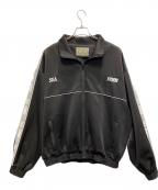 WIND AND SEA×FCMMウィンダンシー×エフシーエムエム）の古着「サイドライントラックジャケット」｜ブラック