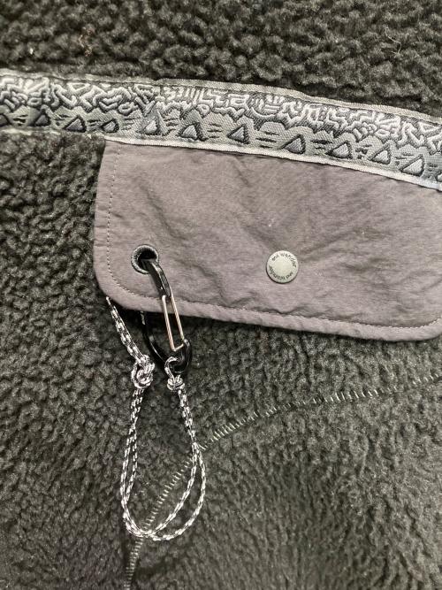 GRAMICCI（グラミチ）GRAMICCI (グラミチ) and wander (アンドワンダー) JQ TAPE FLEECE JACKET ブラック サイズ:Lの古着・服飾アイテム