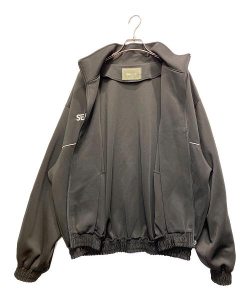 GRAMICCI（グラミチ）GRAMICCI (グラミチ) and wander (アンドワンダー) JQ TAPE FLEECE JACKET ブラック サイズ:Lの古着・服飾アイテム