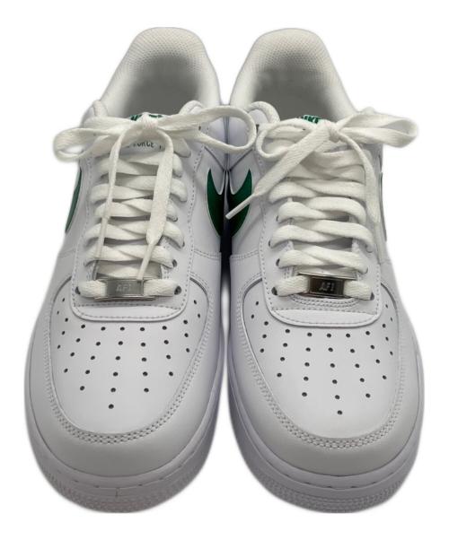 NIKE（ナイキ）NIKE (ナイキ) NIKE AIR FORCE 1 '07 ホワイト×グリーン サイズ:26 未使用品の古着・服飾アイテム