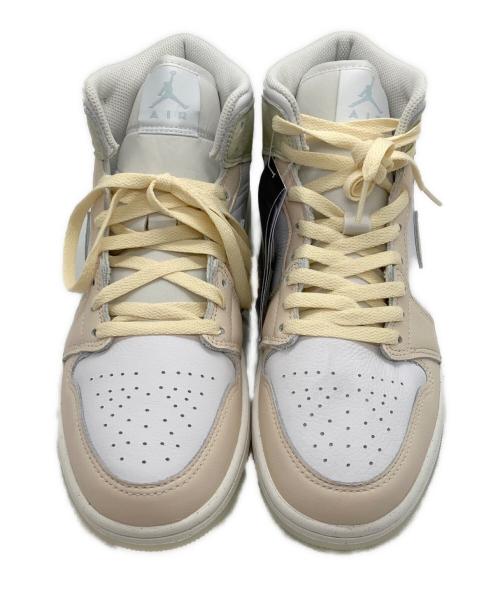 NIKE（ナイキ）NIKE (ナイキ) Air Jordan 1 Mid SE ホワイト×ピンク サイズ:27 未使用品の古着・服飾アイテム