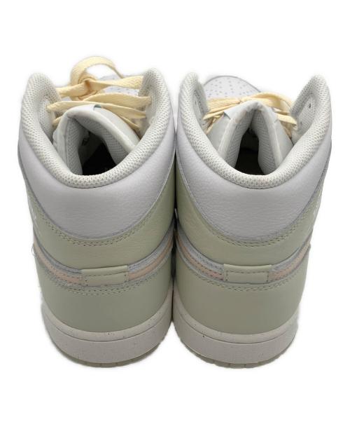 NIKE（ナイキ）NIKE (ナイキ) Air Jordan 1 Mid SE ホワイト×ピンク サイズ:27 未使用品の古着・服飾アイテム