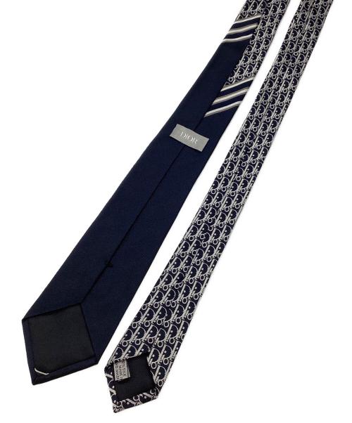 Christian Dior（クリスチャン ディオール）Christian Dior (クリスチャン ディオール) ネクタイ ネイビー サイズ:不明　の古着・服飾アイテム