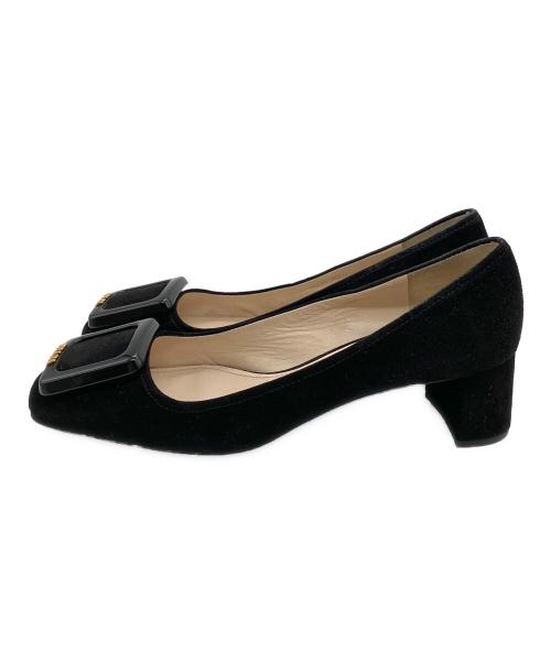 PRADA SPORTS（プラダスポーツ）PRADA SPORTS (プラダスポーツ) ポインテッド トゥ バックル パンプス ブラック サイズ:36.5の古着・服飾アイテム