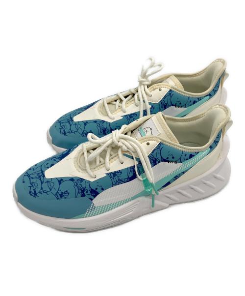 PUMA（プーマ）PUMA (プーマ) ファイナルファンタジー14 ローカットスニーカー ホワイト×スカイブルー サイズ:26.5の古着・服飾アイテム