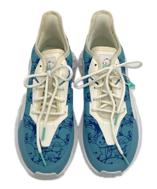PUMA（プーマ）PUMA (プーマ) ファイナルファンタジー14 ローカットスニーカー ホワイト×スカイブルー サイズ:26.5の古着・服飾アイテム