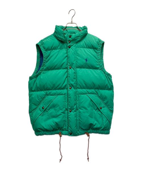 POLO RALPH LAUREN（ポロ・ラルフローレン）POLO RALPH LAUREN (ポロ・ラルフローレン) ダウンベスト グリーン サイズ:Mの古着・服飾アイテム