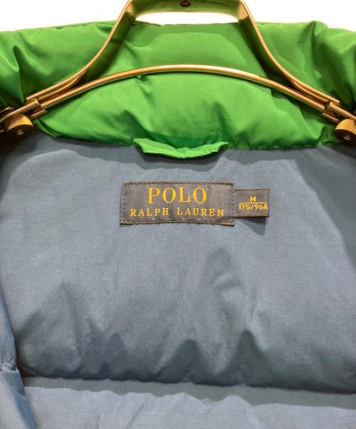 POLO RALPH LAUREN（ポロ・ラルフローレン）POLO RALPH LAUREN (ポロ・ラルフローレン) ダウンベスト グリーン サイズ:Mの古着・服飾アイテム