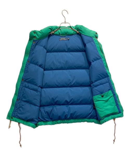 POLO RALPH LAUREN（ポロ・ラルフローレン）POLO RALPH LAUREN (ポロ・ラルフローレン) ダウンベスト グリーン サイズ:Mの古着・服飾アイテム