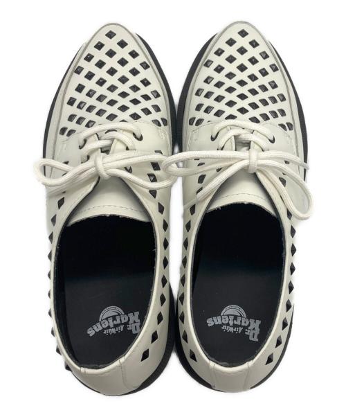 Dr.Martens（ドクターマーチン）Dr.Martens (ドクターマーチン) 3ホールシューズ ホワイト サイズ:24の古着・服飾アイテム