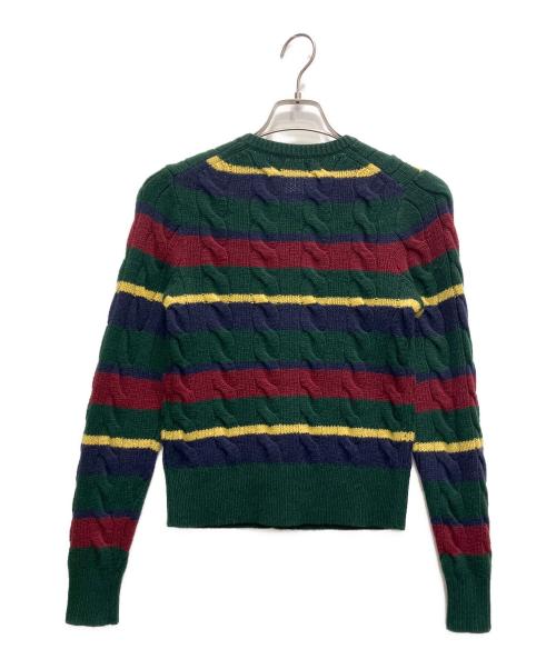 POLO RALPH LAUREN（ポロ・ラルフローレン）POLO RALPH LAUREN (ポロ・ラルフローレン) 薄手カーディガン マルチカラー サイズ:XSの古着・服飾アイテム