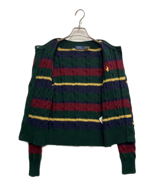 POLO RALPH LAUREN（ポロ・ラルフローレン）POLO RALPH LAUREN (ポロ・ラルフローレン) 薄手カーディガン マルチカラー サイズ:XSの古着・服飾アイテム