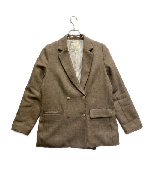 N.（エヌドット）n. (エヌドット) テーラードジャケット ベージュ サイズ:M 未使用品の古着・服飾アイテム