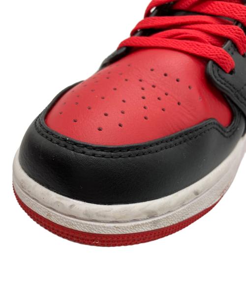 NIKE（ナイキ）NIKE (ナイキ) Air Jordan 1 Mid レッド×ブラック サイズ:US　9.5の古着・服飾アイテム