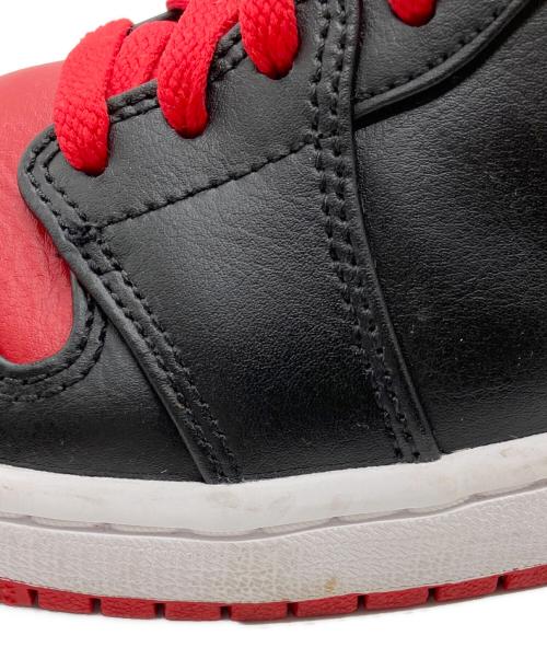 NIKE（ナイキ）NIKE (ナイキ) Air Jordan 1 Mid レッド×ブラック サイズ:US　9.5の古着・服飾アイテム