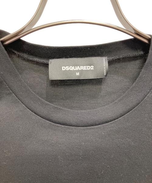 DSQUARED2（ディースクエアード）DSQUARED2 (ディースクエアード) ロゴTシャツ ブラック サイズ:Mの古着・服飾アイテム