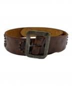 Hysteric Glamourヒステリックグラマー）の古着「レザーベルト」｜ブラウン