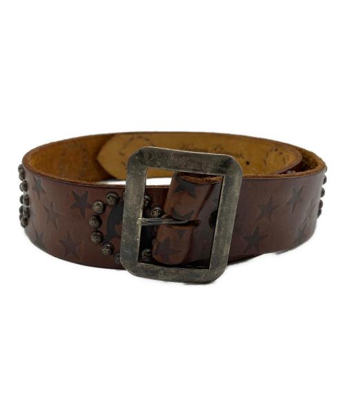 Hysteric Glamour（ヒステリックグラマー）Hysteric Glamour (ヒステリックグラマー) レザーベルト ブラウンの古着・服飾アイテム