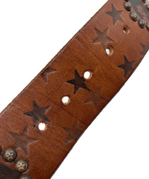 Hysteric Glamour（ヒステリックグラマー）Hysteric Glamour (ヒステリックグラマー) レザーベルト ブラウンの古着・服飾アイテム