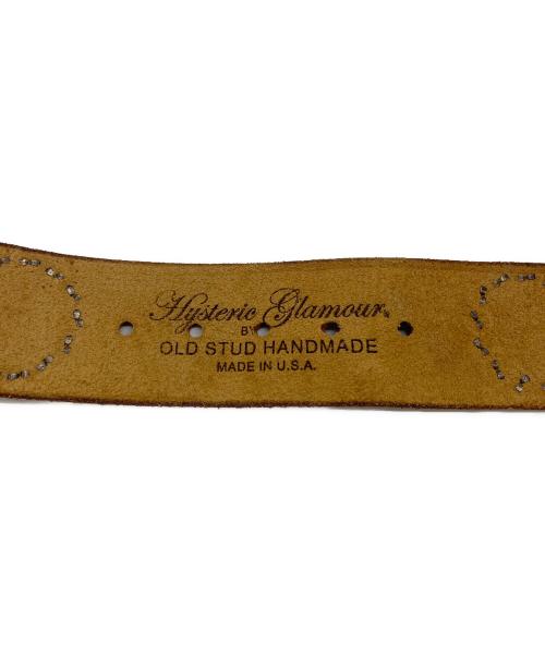 Hysteric Glamour（ヒステリックグラマー）Hysteric Glamour (ヒステリックグラマー) レザーベルト ブラウンの古着・服飾アイテム