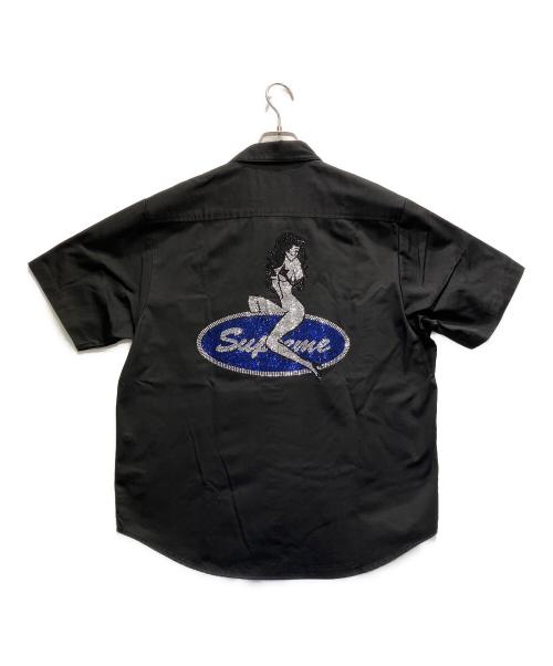 SUPREME（シュプリーム）SUPREME (シュプリーム) 半袖シャツ ブラック サイズ:M 未使用品の古着・服飾アイテム