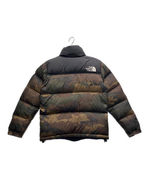 THE NORTH FACE（ザ ノース フェイス）THE NORTH FACE (ザ ノース フェイス) ノベルティーヌプシジャケット ブラック×オリーブ サイズ:Sの古着・服飾アイテム