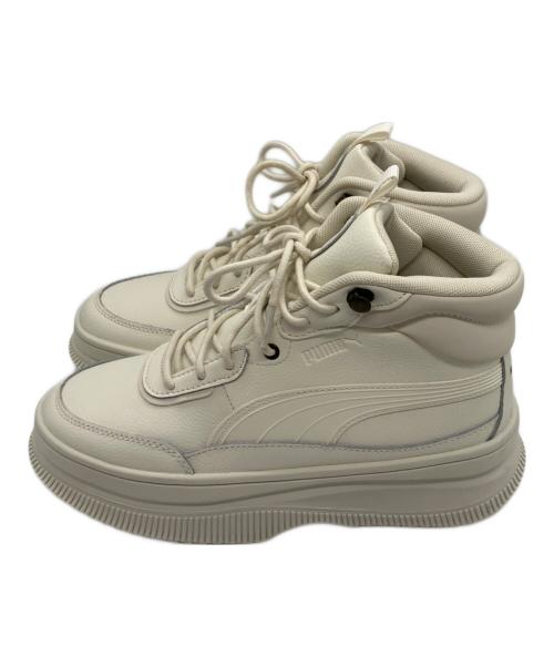 PUMA（プーマ）PUMA (プーマ) ハイカットスニーカー ホワイト サイズ:23.5の古着・服飾アイテム