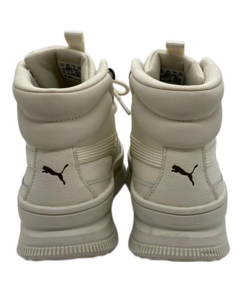 PUMA（プーマ）PUMA (プーマ) ハイカットスニーカー ホワイト サイズ:23.5の古着・服飾アイテム