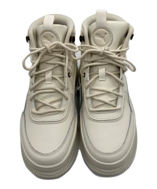 PUMA（プーマ）PUMA (プーマ) ハイカットスニーカー ホワイト サイズ:23.5の古着・服飾アイテム