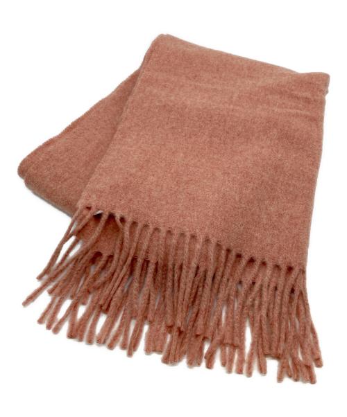 Acne studios（アクネ ストゥディオズ）Acne studios (アクネ ストゥディオズ) フリンジウールスカーフ - ナロー ローズメランジの古着・服飾アイテム