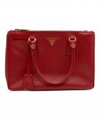 PRADAプラダ）の古着「2WAYハンドバッグ」｜レッド