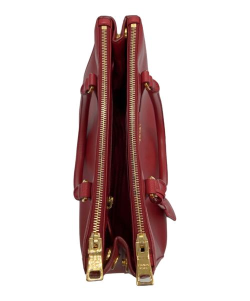 PRADA（プラダ）PRADA (プラダ) 2WAYハンドバッグ レッドの古着・服飾アイテム
