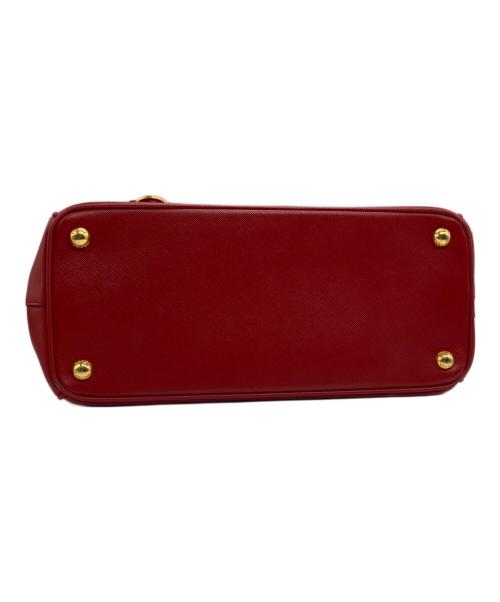 PRADA（プラダ）PRADA (プラダ) 2WAYハンドバッグ レッドの古着・服飾アイテム