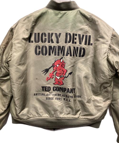 TED MAN（テッドマン）TED MAN (テッドマン) MA-1ジャケット オリーブ サイズ:Lの古着・服飾アイテム