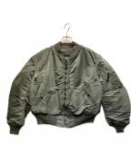 ALPHAアルファ）の古着「フライトジャケット」｜オリーブ
