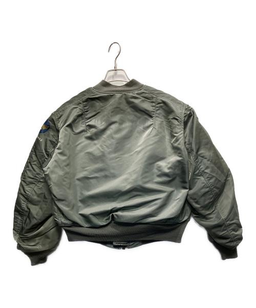 ALPHA（アルファ）ALPHA (アルファ) フライトジャケット オリーブ サイズ:Mの古着・服飾アイテム