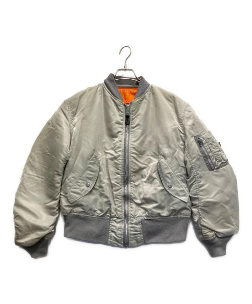ALPHA（アルファ）ALPHA (アルファ) フライトジャケット オリーブ サイズ:Lの古着・服飾アイテム