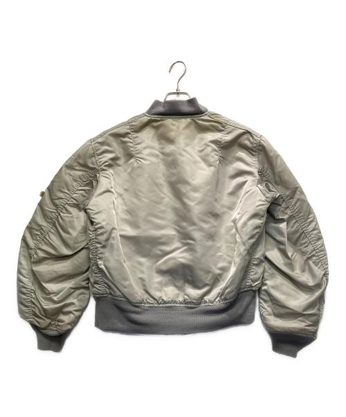 ALPHA（アルファ）ALPHA (アルファ) フライトジャケット オリーブ サイズ:Lの古着・服飾アイテム
