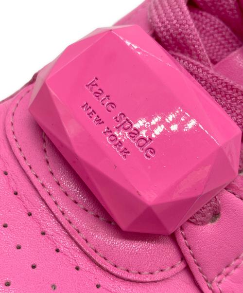 Kate Spade（ケイトスペード）Kate Spade (ケイトスペード) ローカットスニーカー ショッキングピンク サイズ:24.5の古着・服飾アイテム