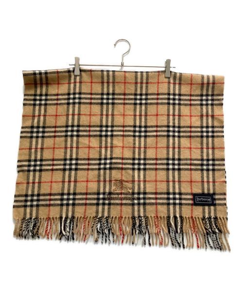 BURBERRY（バーバリー）BURBERRY (バーバリー) ウールマフラー ベージュの古着・服飾アイテム