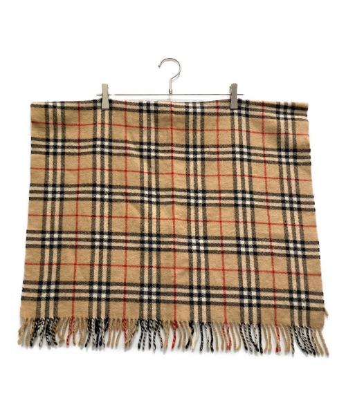 BURBERRY（バーバリー）BURBERRY (バーバリー) ウールマフラー ベージュの古着・服飾アイテム