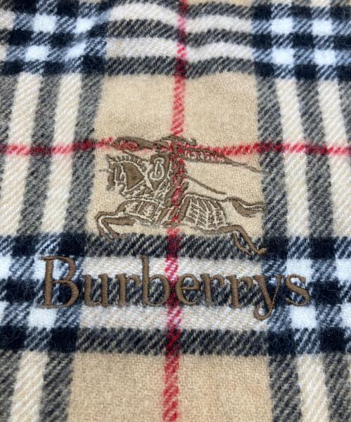 BURBERRY（バーバリー）BURBERRY (バーバリー) ウールマフラー ベージュの古着・服飾アイテム