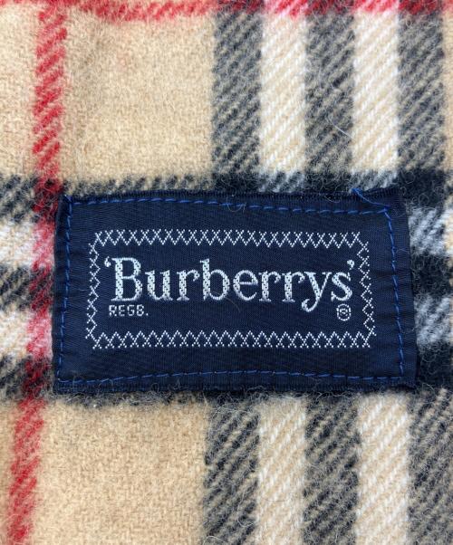 BURBERRY（バーバリー）BURBERRY (バーバリー) ウールマフラー ベージュの古着・服飾アイテム